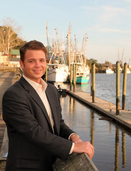 Donald R. Forsyth at the working waterfront in Darien, Georgia